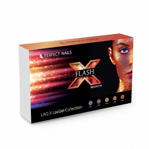 Perfect Nails LacGel LaQ X - Flash Reflect 2 Gél Lakk Szett 5*8ml