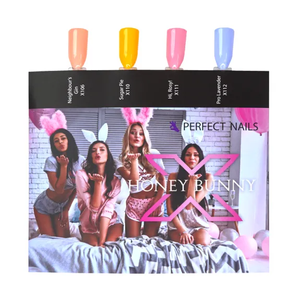 Perfect Nails LacGel LaQ X Honey Bunny Gél Lakk Szett Színpaletta