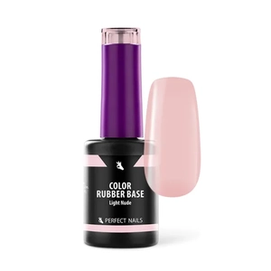 Perfect Nails Color Rubber Base Gel - Színezett Alapzselé 8ml - Shimmer Pink