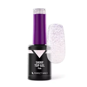 Perfect Nails Shiny Top Gel - Pink - 8ml