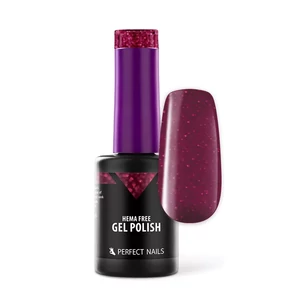  Perfect Nails HEMA Free gel lakk Gala 8ml - Dark Red