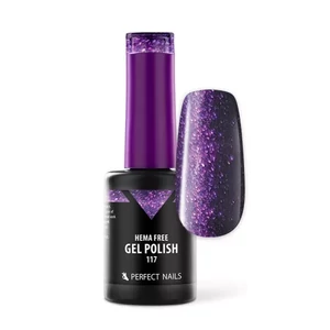  Perfect Nails HEMA FREE Gél Lakk 117 Nordic Violet  8ml