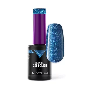  Perfect Nails HEMA FREE Gél Lakk 121 Nordic Blue 8ml