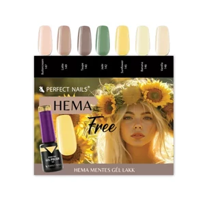 Perfect Nails HEMA FREE Gél Lakk Színpaletta - Sunflower