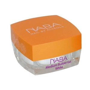 NABA Medium Builder Gel, White 15 ml - Medium építő zselé, fehér