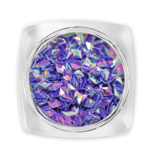 Pearl 3D Gyémánt flitter - violet G7