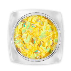 Pearl 3D Gyémánt flitter - sárga G12
