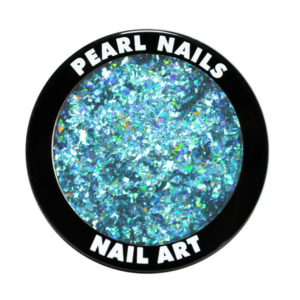Pearl Holo Flitters Turquoise - díszítő pehely