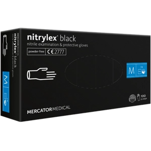 Nitrylex® black M púdermentes nitril kesztyű