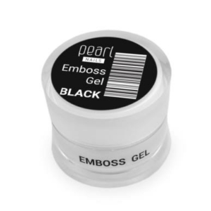 Pearl Emboss Gel - FEKETE 5ml