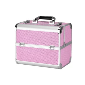 Díva kozmetikus-körmös táska Pink