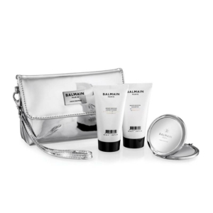 Balmain Limited Edition Cosmetic Bag Silver Hajápoló csomag