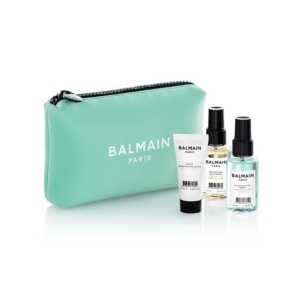 Balmain Limited Edition Cosmetic Bag Pastel Green Hajápoló csomag
