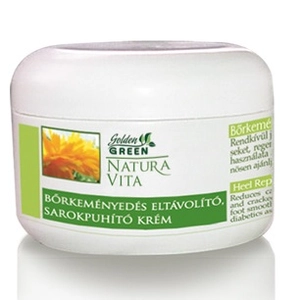 Golden Green Natura Vita Bőrkeményedést Eltávolító Sarokpuhító Krém 125ml