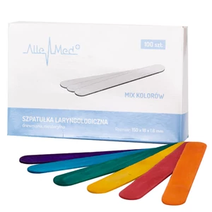 Színes fa spatula maxi 100db