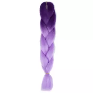 Afro Ombre 41 szintetikus haj 100g lila-világos lila