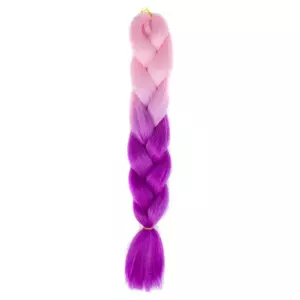 Afro Ombre 37 szintetikus haj 100g pink-lila