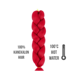 Afro szintetikus 100% kanekalon haj 85gr - Tomato red