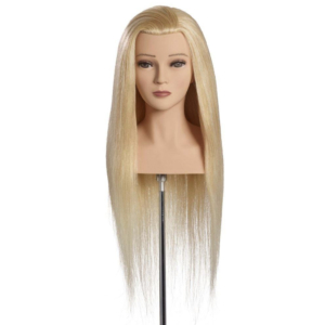 L'Image Luna modellező babafej 60cm természetes világos szőke hajjal