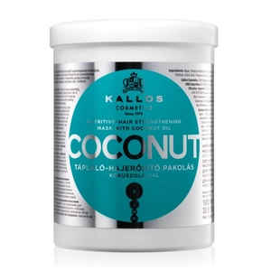 Kallos KJMN tápláló, hajerősítő hajpakolás kókuszolajjal 1000ml