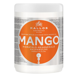 Kallos KJMN Mangó hidratáló regeneráló  hajpakolás 1000ml