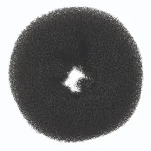 Sibel kontyalátét kerek - Fekete 11cm