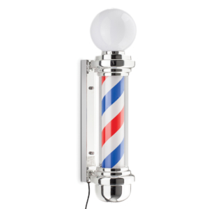 Barber Lux világító oszlop fodrásszalonhoz