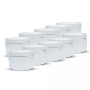Műanyag tégely 30ml fehér 10db