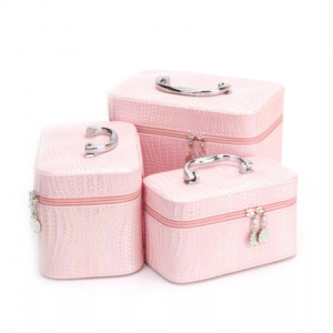 Beauty & Make Up táska szett 3db - unikornis pink