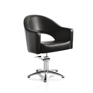 Hair Paris fekete fodrász szék - csillag talppal