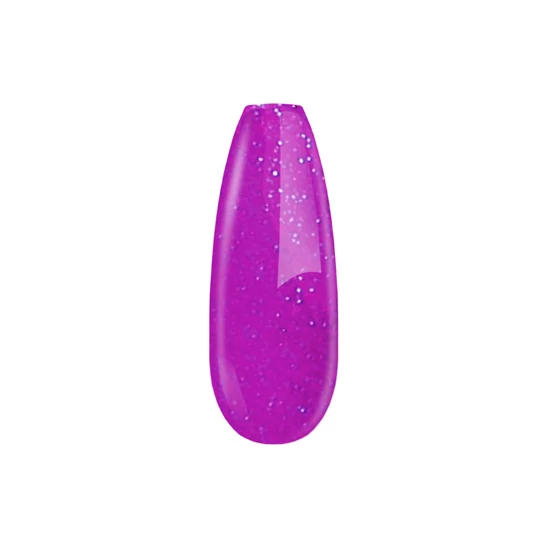 Diamond Nails Gél Lakk 4ml - DN195 - Csillámló neon lila - Új ecsettel!