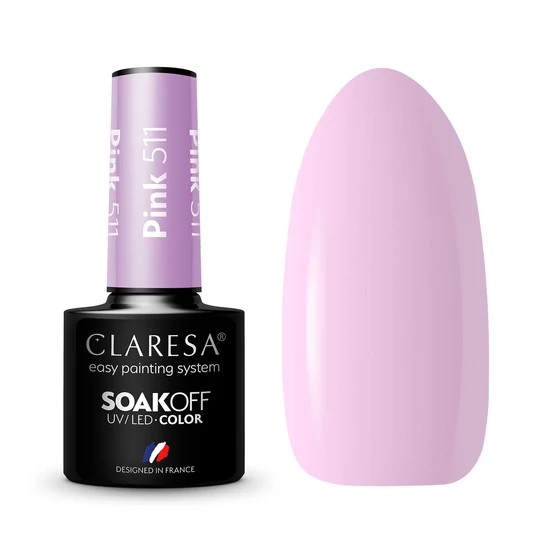 Claresa Pink 511 gél lakk 5g