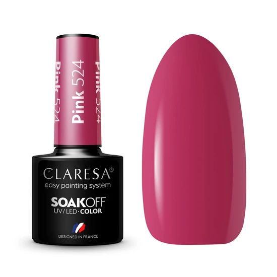 Claresa Pink 524 gél lakk 5g