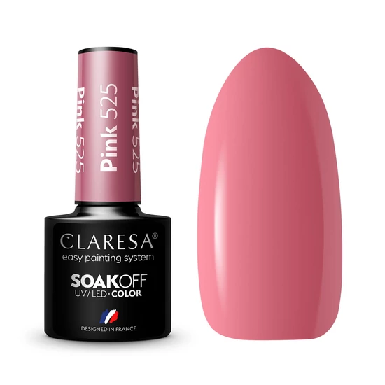 Claresa Pink 525 gél lakk 5g