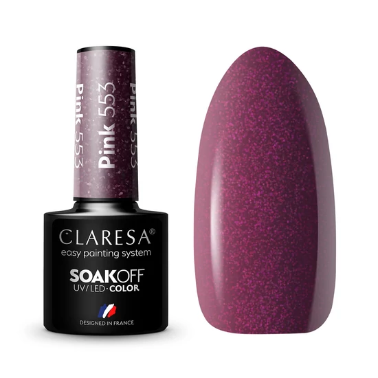 Claresa Pink 553 gél lakk 5g