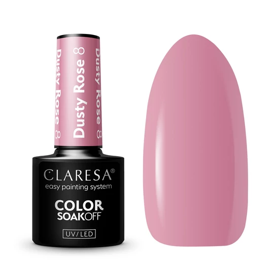 Claresa Dusty Rose 8 gél lakk 5g