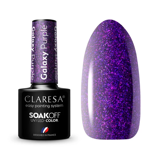 Claresa Galaxy Purple gél lakk 5g