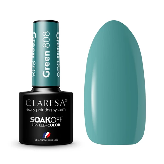 Claresa Green 808 gél lakk 5g
