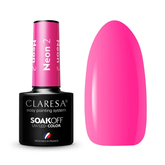 Claresa Neon 2 gél lakk 5g