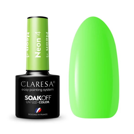 Claresa Neon 4 gél lakk 5g