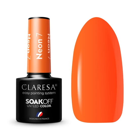 Claresa Neon 7 gél lakk 5g