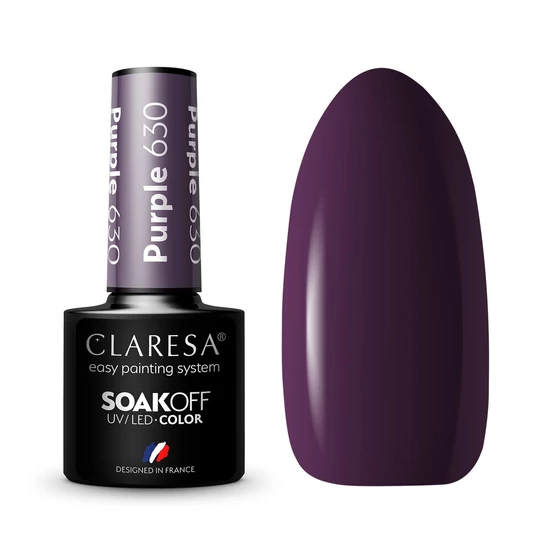 Claresa Purple 630 gél lakk 5g