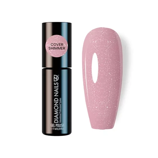 Diamond Nails Rubber Base gél cover shimmer 7 ml Hema mentes