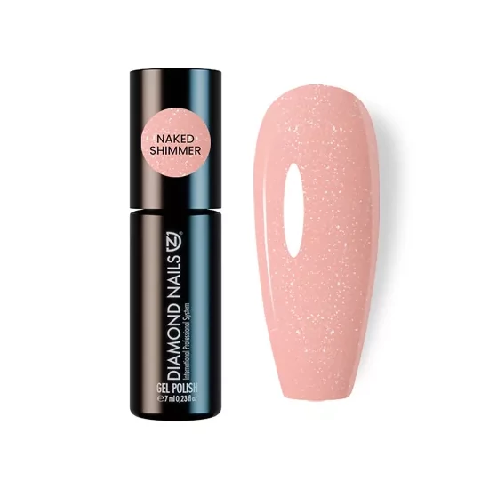 Diamond Nails Rubber Base gél naked shimmer 7 ml Hema mentes