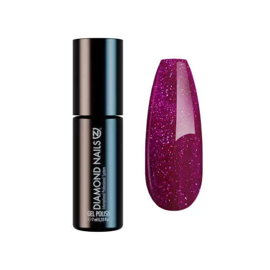 Diamond Nails gél lakk DN314 sötét rózsaszín 7ml Hema mentes