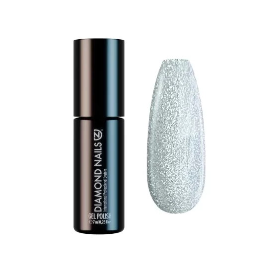 Diamond Nails gél lakk DN312 csillogó hóesés (kék) 7ml Hema mentes