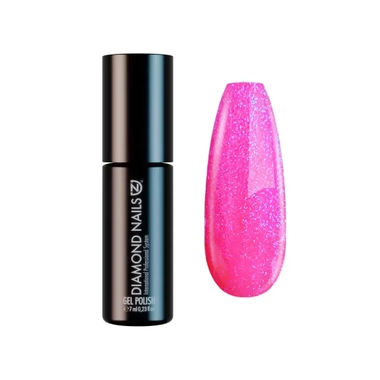 Diamond Nails gél lakk DN313 ragyogó neon rózsaszín 7ml Hema mentes