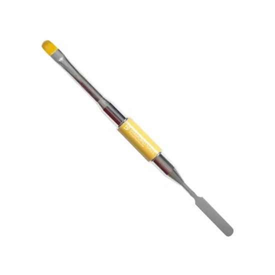 PolyGel ecset kétvégű - sárga