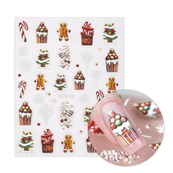 Karácsonyi Akril hatású matrica