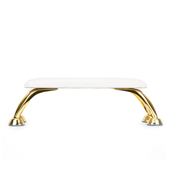 DivaLine Fehér kéztámasz arany lábakkal